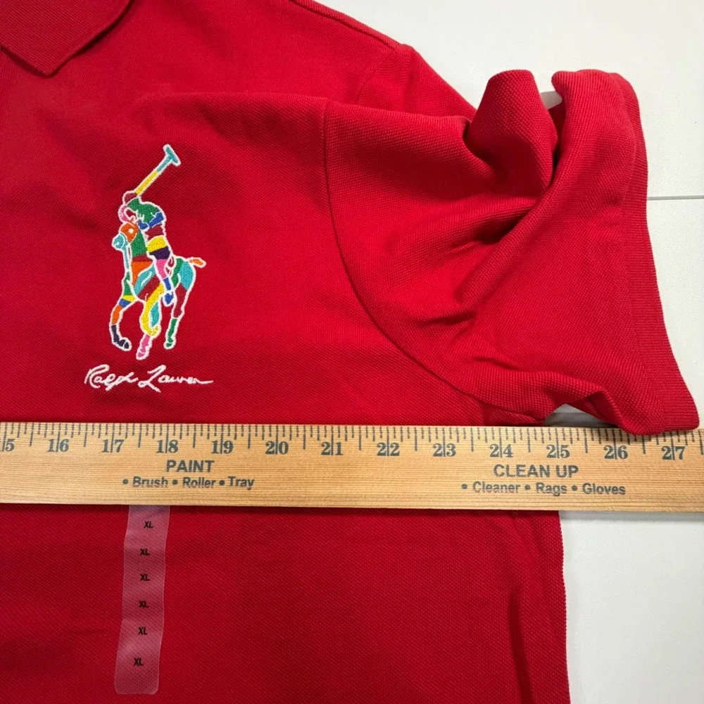 Polo Ralph Lauren Polo Men XL Red Big Pony Classic Fit Short Sleeve NWT